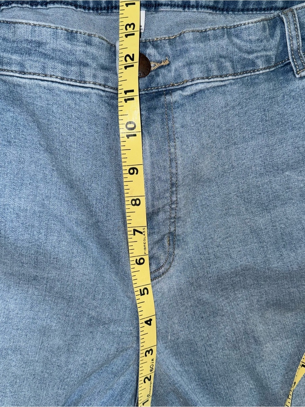 Lane Bryant size 22 Light Wash Women's Jeans - Classic Straight Crop - Picture 6 of 7